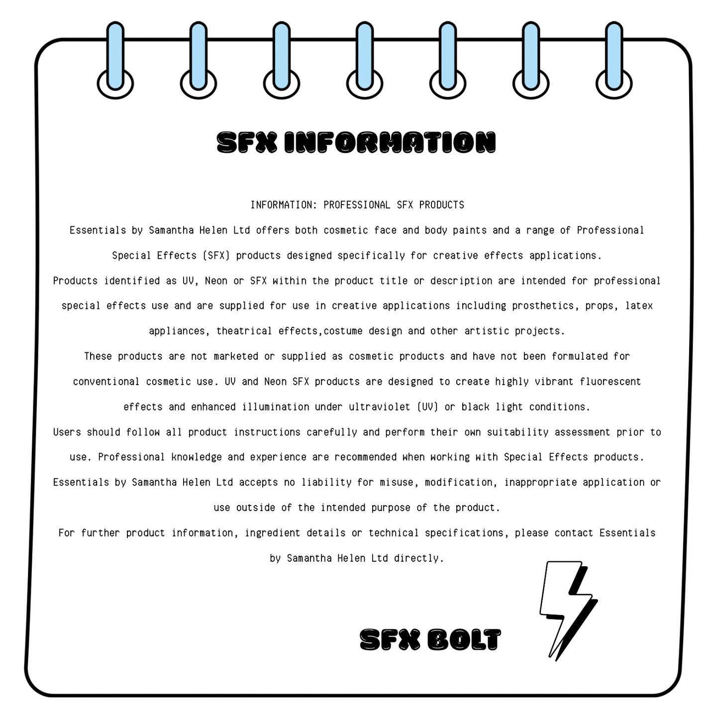 LIMITED EDITION* SFX Festival Essentials