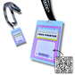 FACE PAINTER: Lanyard, Sanitiser Zip Clip & QR Code Plaque